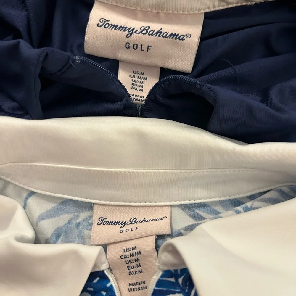 Tommy Bahama bundle golf quarter zip tanks bundle